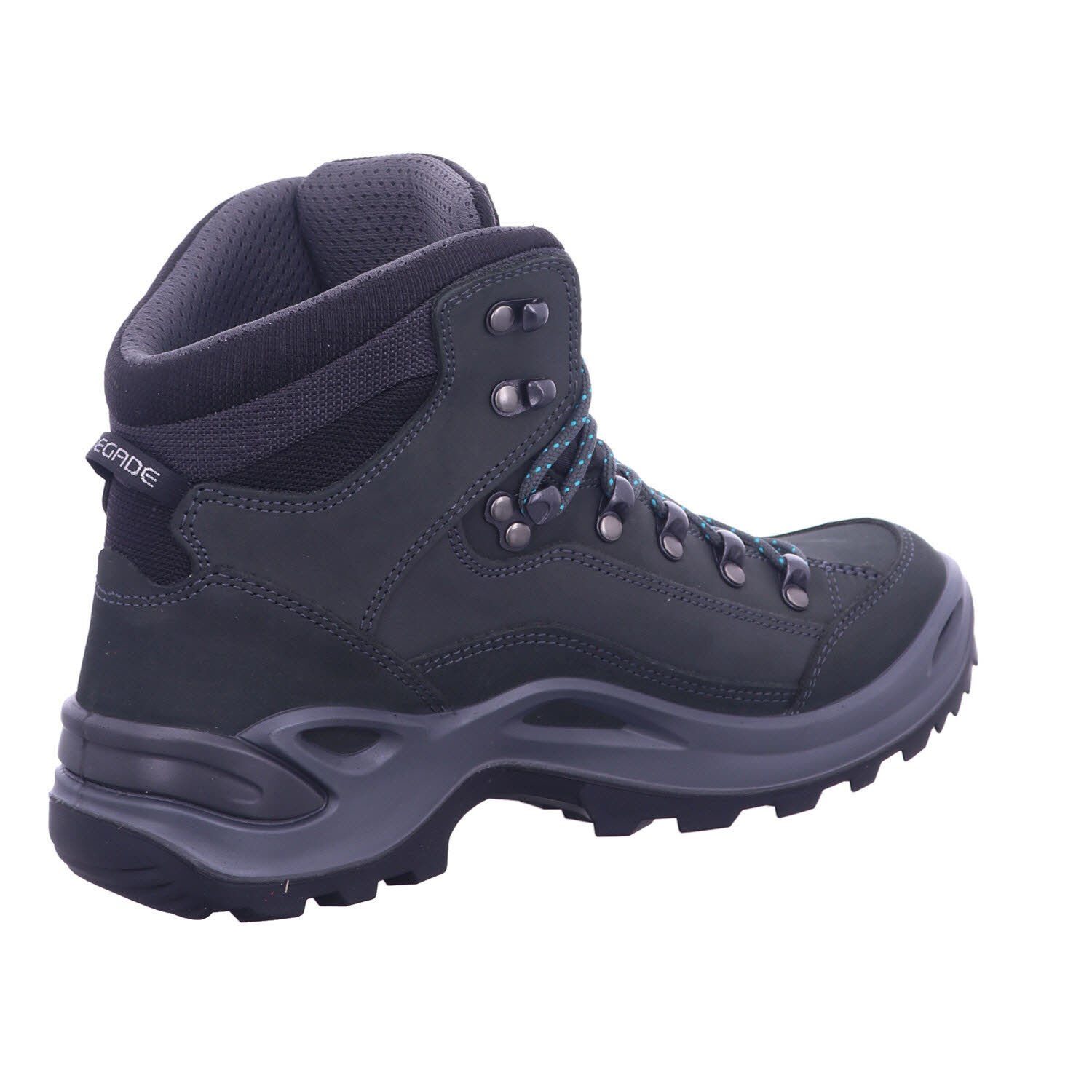 Lowa RENEGADE GTX MID WS und (2-tlg) S grau Geh- bestem Tragekomfort mit Outdoorschuh