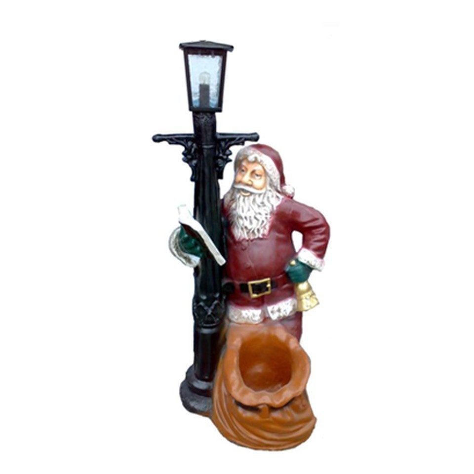 Xlmoebel Weihnachtsfigur Weihnachtsmann Figur Aussenleuchte Dekoration Nikolaus 106cm Neu, Made in Europa