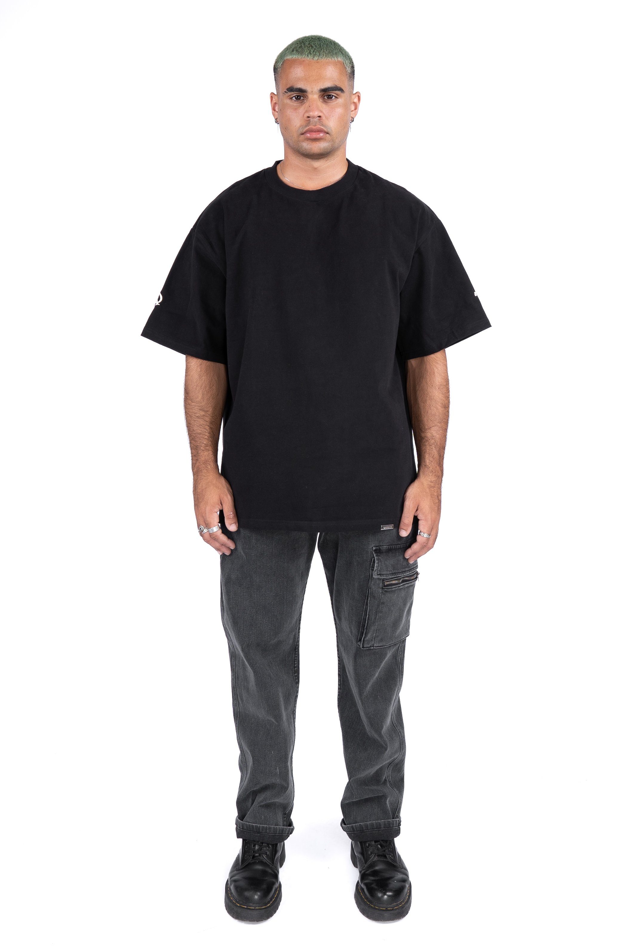 Ivoque T-Shirt Ivoque Basic Baumwoll black T-Shirt 280gsm