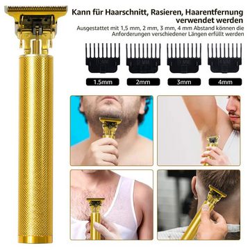 MCURO Haar- und Bartschneider, USB-Laden Barttrimmer, Schnurlose