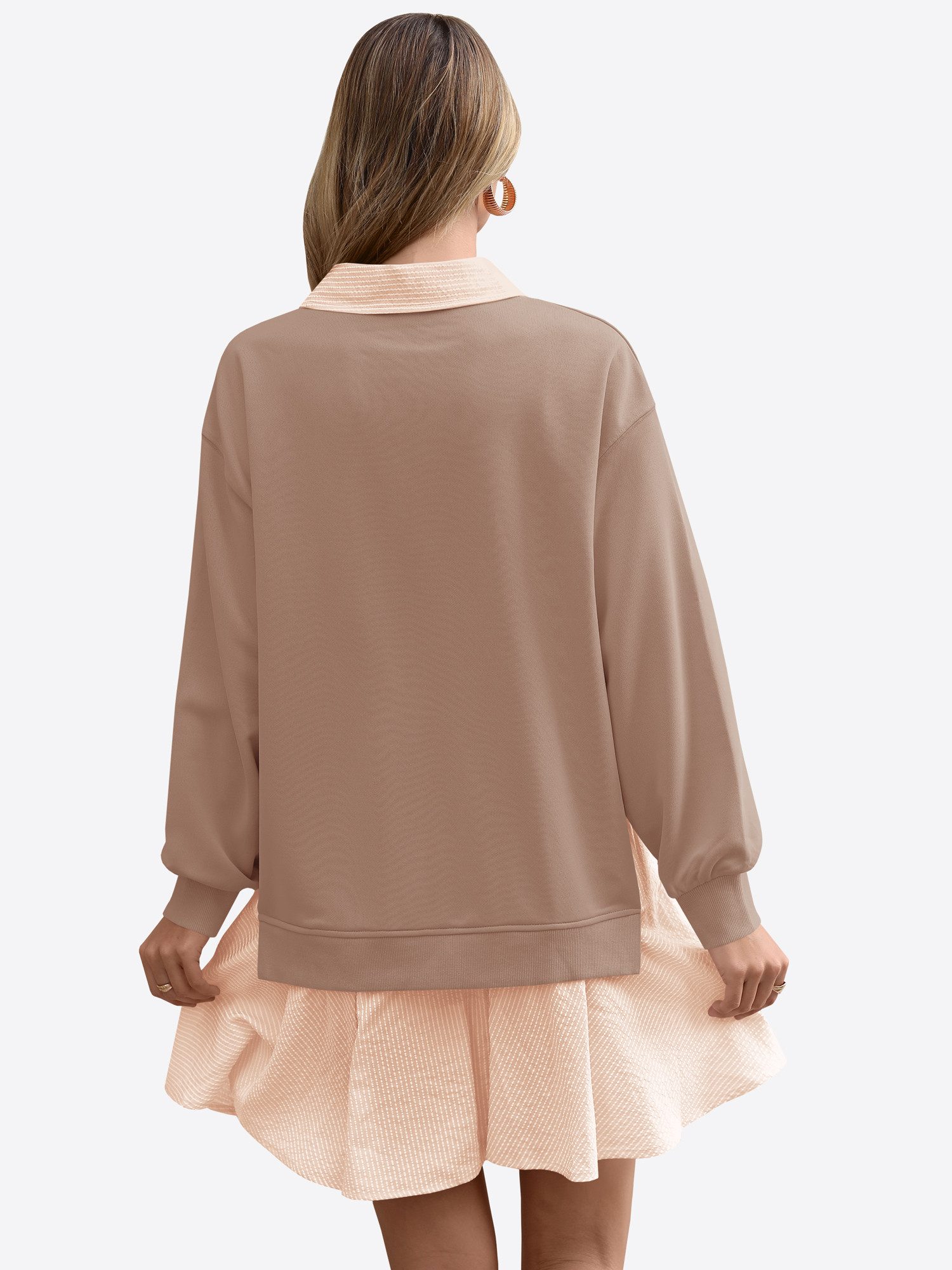 Imily Bela Minikleid Damen Lässige Patchwork Kleid (Packung, 1-tlg., 1per-P günstig online kaufen
