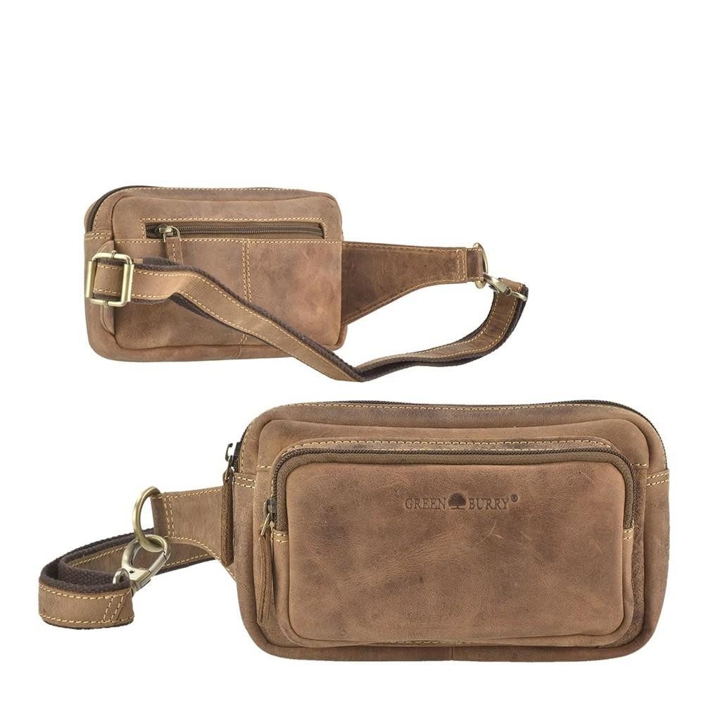 Greenburry Bauchtasche Vintage, Hüfttasche, Leder, WaistBag