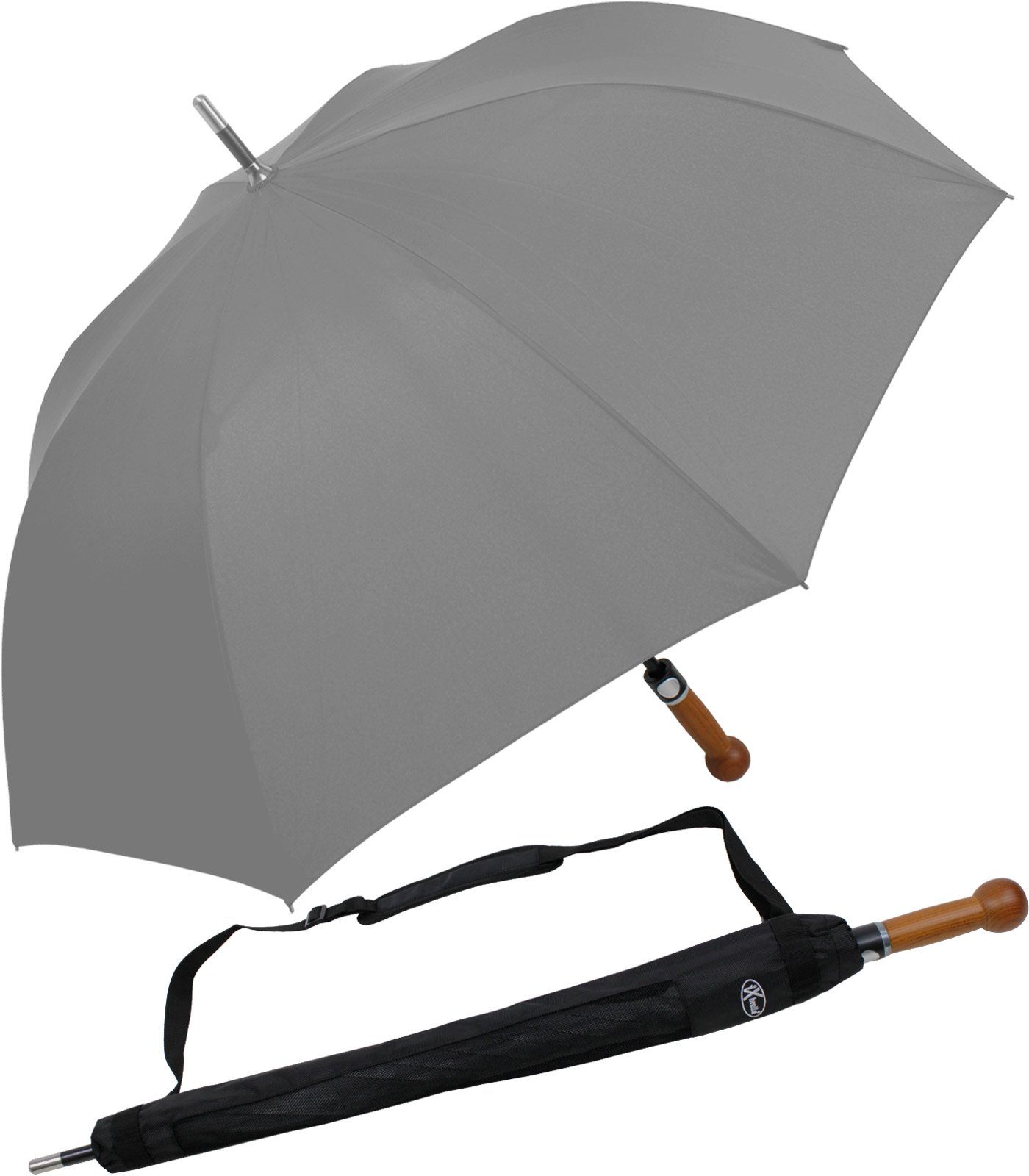 iX-brella Stockregenschirm Stützschirm Selbstverteidigungsschirm super stab günstig online kaufen