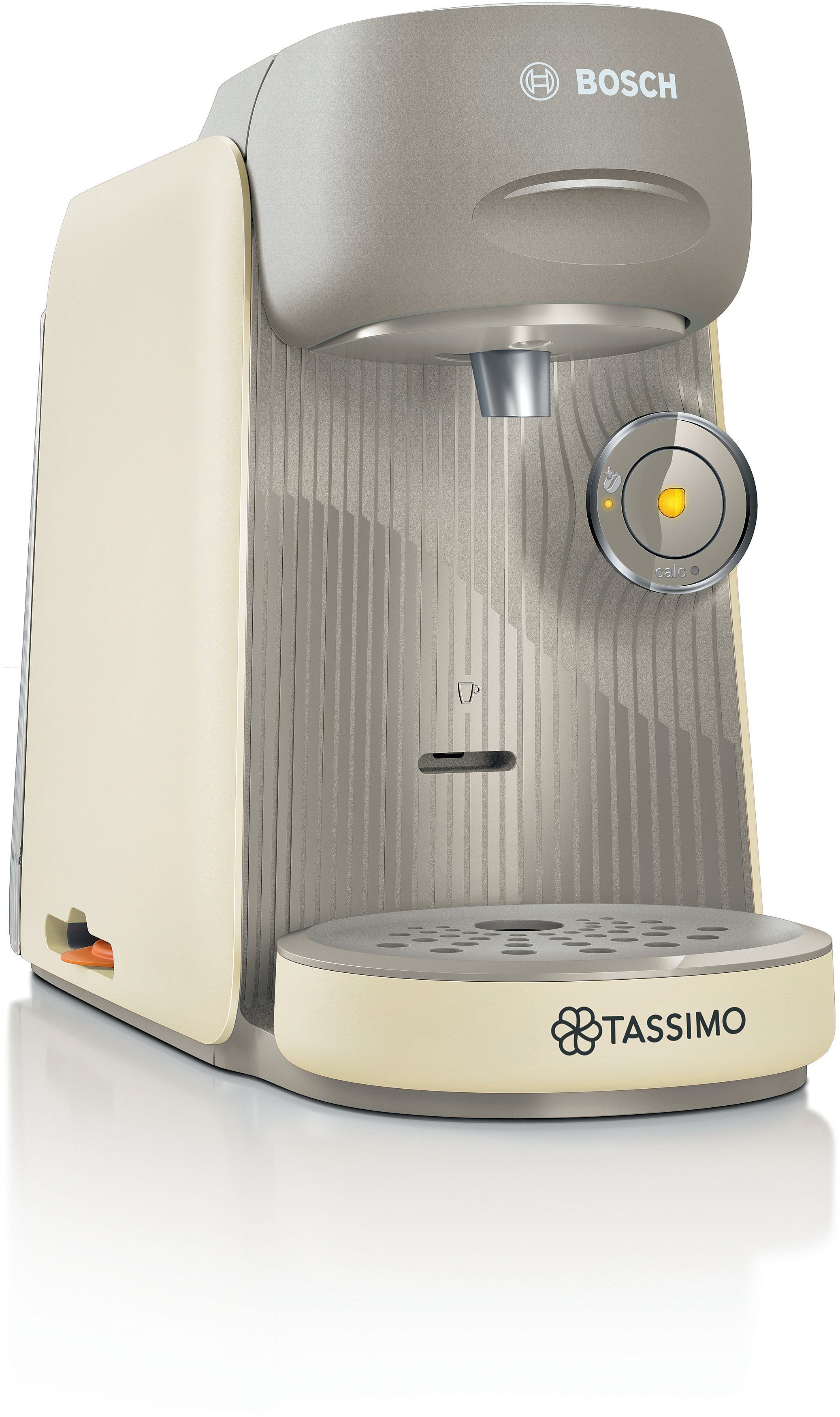 TASSIMO Kapselmaschine Tassimo finesse friendly TAS167P, intensiverer Kaffee auf Kopfdruck, One-Touch Bedienung, über 70 Getränke, platzsparend, creme