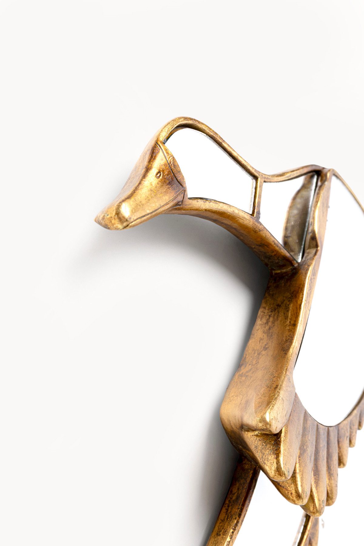 Kare Design Wanddekoobjekt Mirror, aus Glas und Polyresin