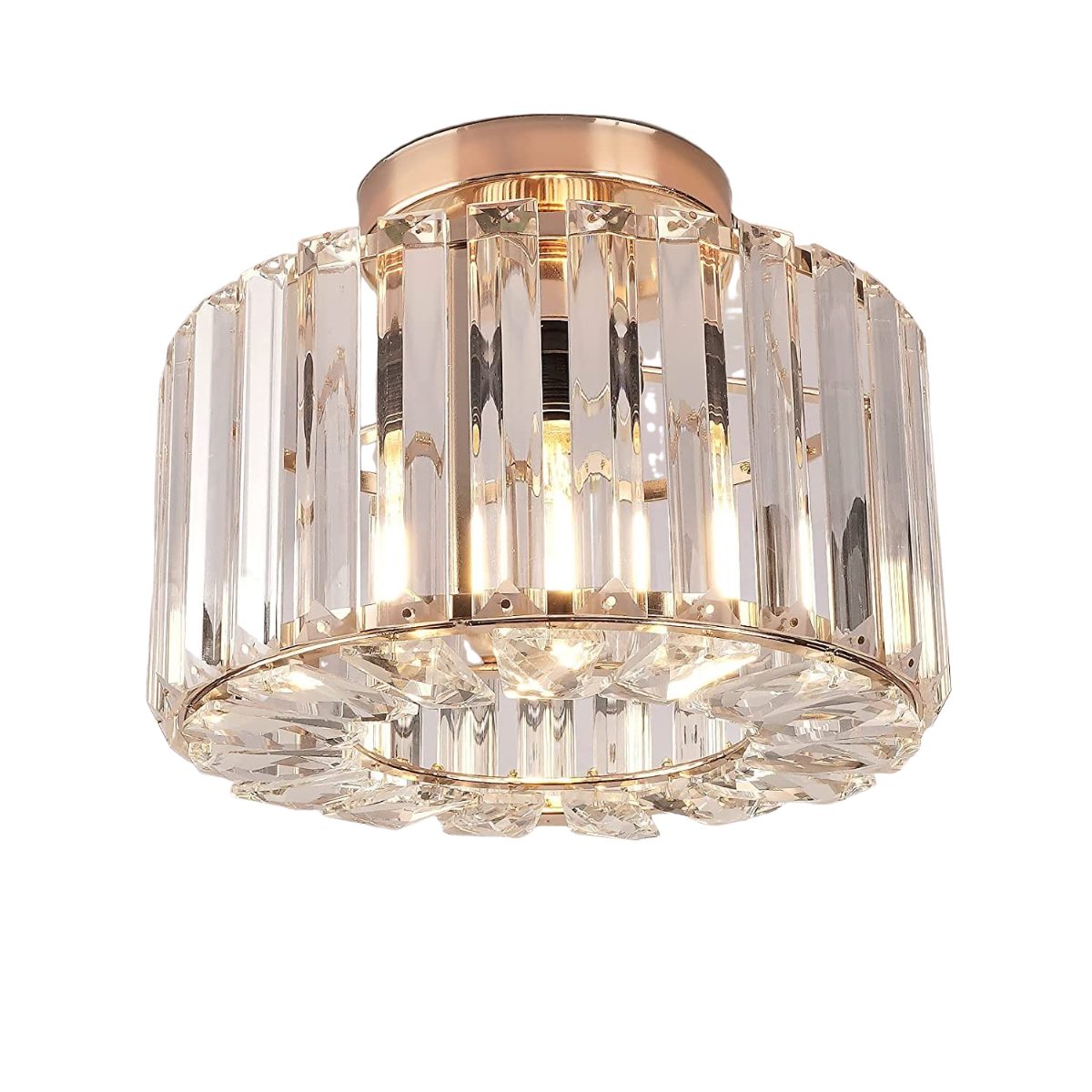 Riserva Dekolicht Kristall Innenlampe, Wohnzimmer Deckenlampe, günstig online kaufen