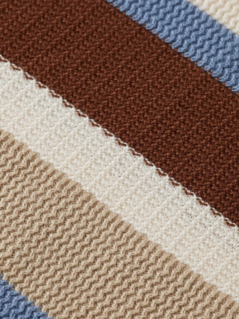 Scotch & Soda Poloshirt Regular-fit knitted striped polo