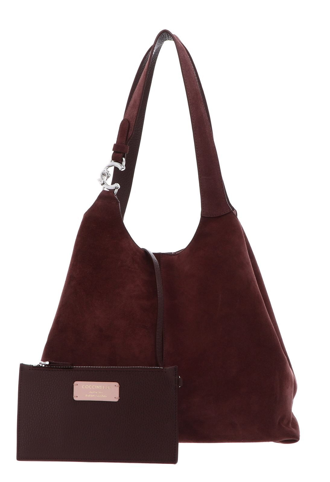 COCCINELLE Schultertasche Handbag (Set, 2-tlg), aus echtem Rindsleder