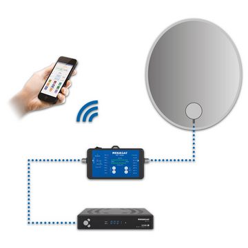 Megasat Satfinder Megasat Satmessgerät HD 1 Smart DVB-S2 Satelliten Messgerät HD1 App