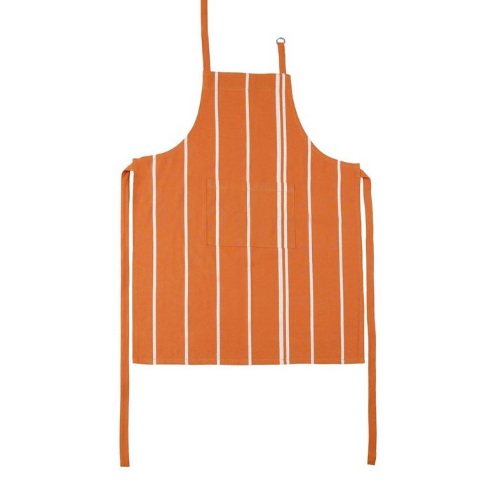 stuco Kochschürze Streifen (1-tlg) mit Tasche und jacquardartiger Streifenwebung