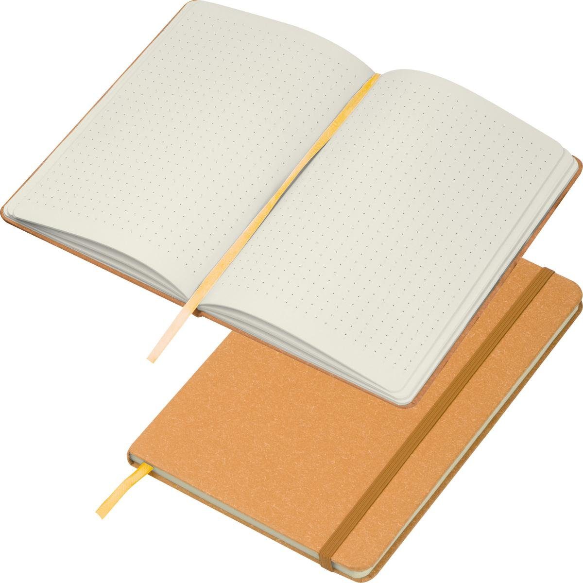 Notizbuch Notizbuch / DIN A5 / mit Kartonumschlag und gepunkteten Seiten / Farbe