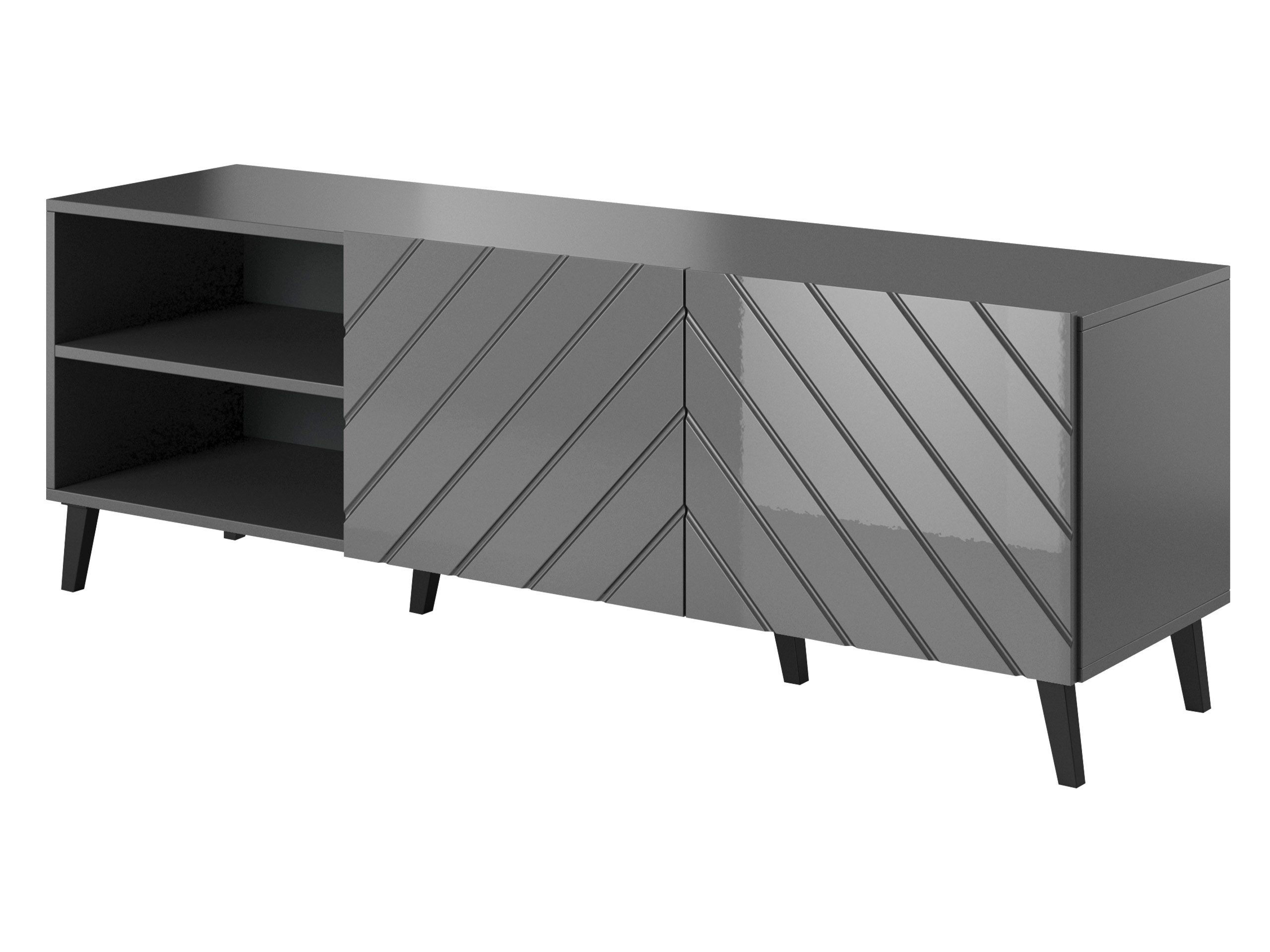 MIRJAN24 TV-Schrank Abeto 150 TV-Tisch mit 2 Türen, Wohnzimmer TV-Kommode