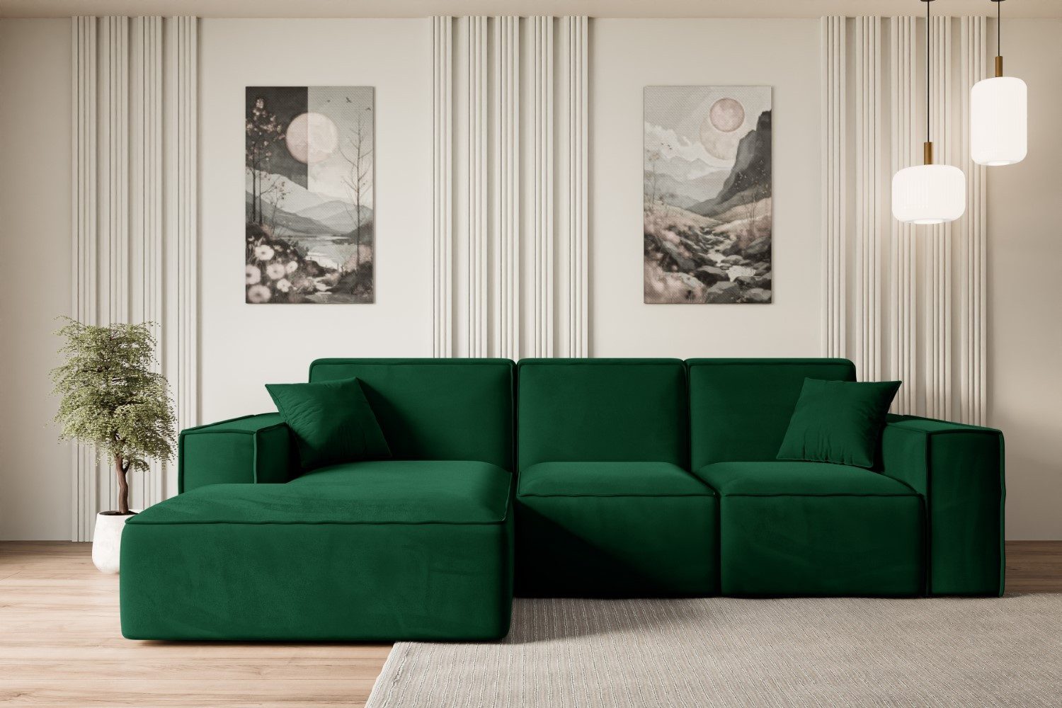 ALTDECOR Ecksofa SERRA-L-S, Couch mit Schlaffunktion, günstig online kaufen