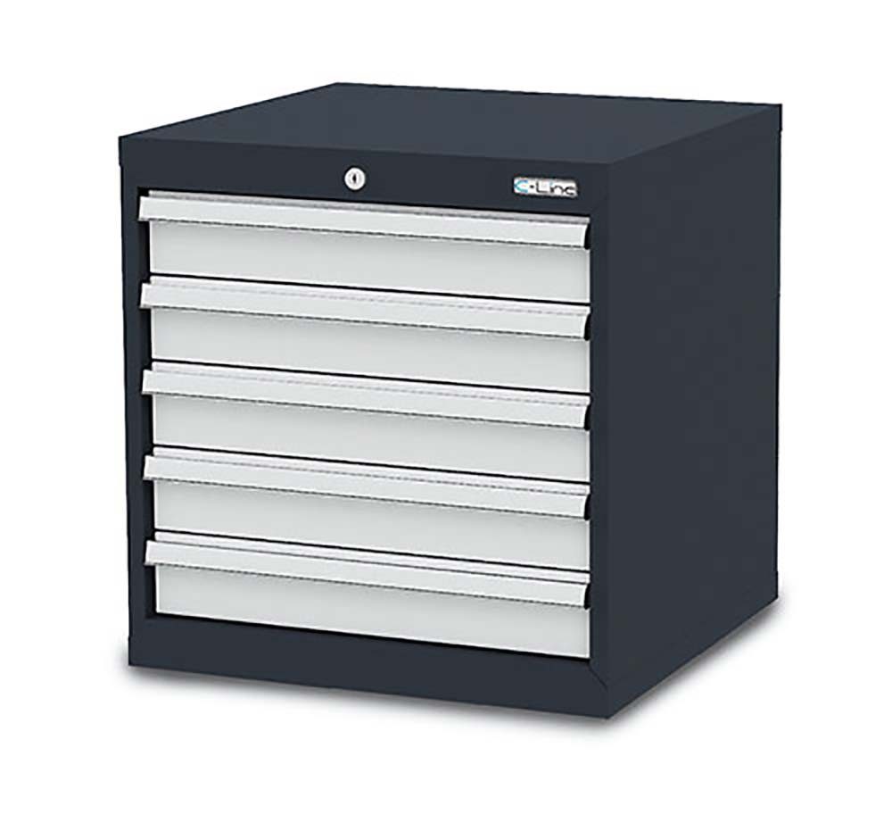 Simplaflex Werkzeugschrank Simplaflex Schubladenschrank, 5 Schubladen, BxTxH 600x575x620 mm