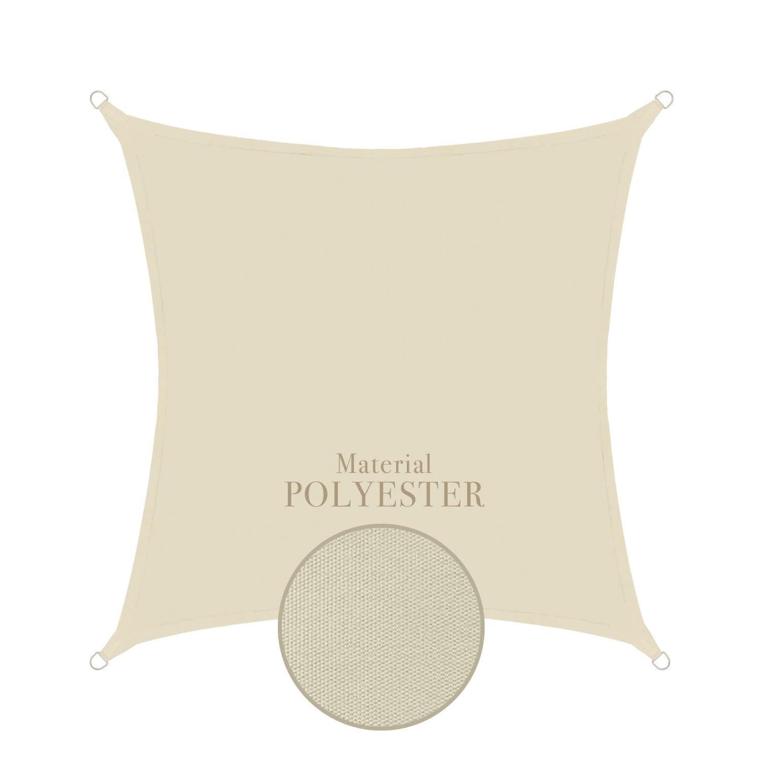 anndora Sonnensegel Tarp 3x3m Sonnenschutz, (Beige), günstig online kaufen