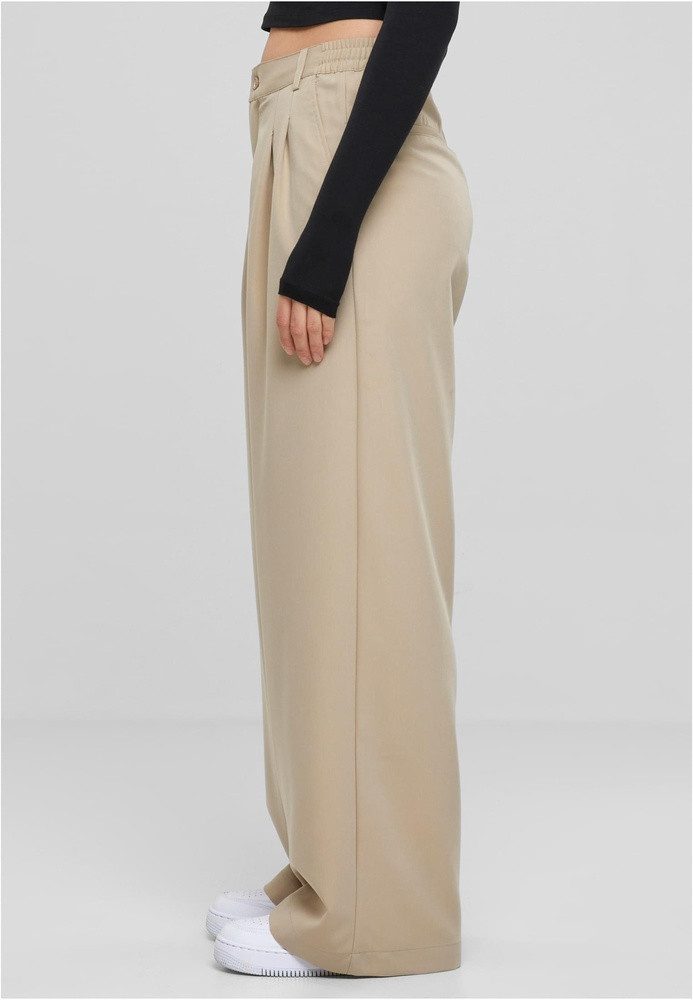 URBAN CLASSICS Stoffhose Ladies Ultra Wide Pleat-Front Pants günstig online kaufen