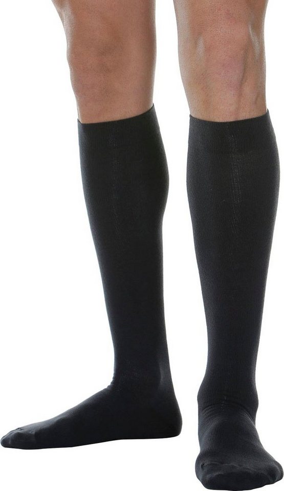 RELAXSAN Stützkniestrümpfe RelaxSan "Elastic Cotton", Kl. II, 22-27 mmHg, anatomisch geformt (1-Paar) Kompr.klasse II, maximaler Komfort, optimale Passform