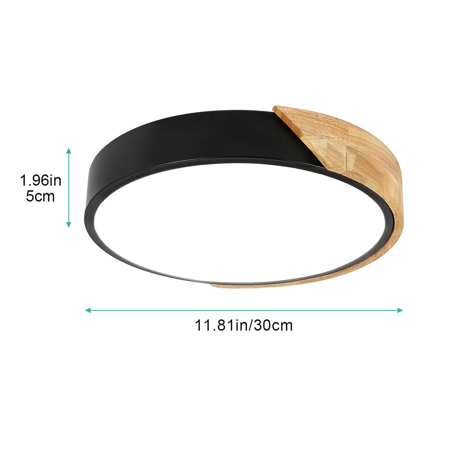 Goeco LED Deckenleuchte Runde LED-Deckenleuchte, 24W, günstig online kaufen