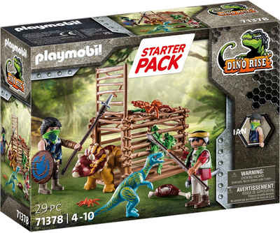 Playmobil® Konstruktions-Spielset Starter Pack, Befreiung Triceratops (71378), Dino Rise, (29 St)