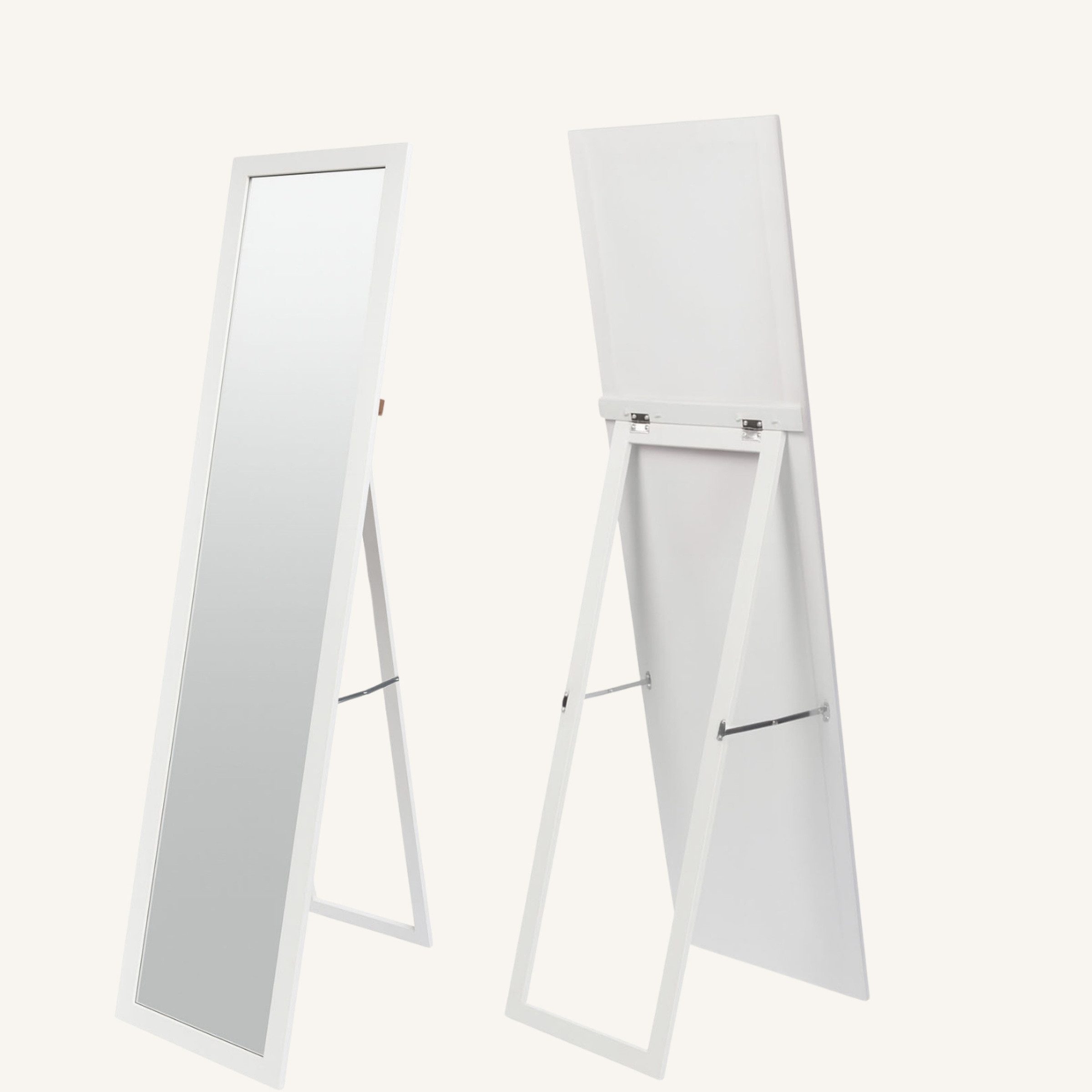 EDAXO Standspiegel Standspiegel HAVLYS, 37 x 127 cm, Splittergeschütztes Sicherheitsglas (PTE-Folie)