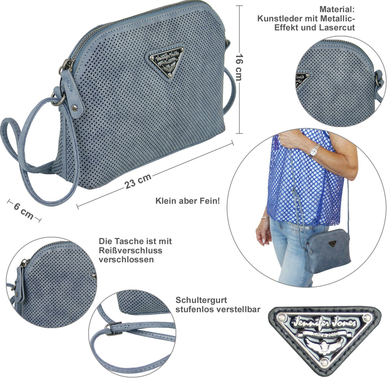 J JONES JENNIFER JONES Schultertasche Kleine günstig online kaufen