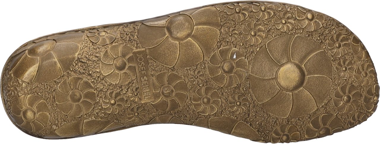 Josef Seibel Rosalie 03 Sandale Komfortschuh, Halbschuh mit Blumenprägung in der Laufsohle, G-Weite