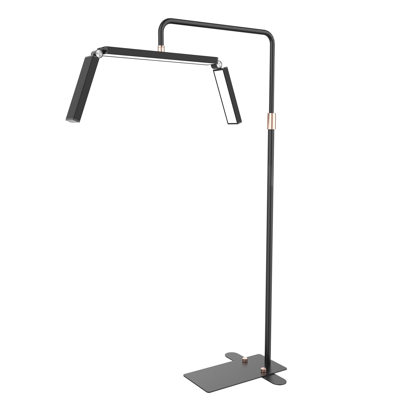 GARRYFIZH LED Sockelleuchte Led Stehlampe Led Standleuchte Led Stehlampe Mit Fernbedienung, Einstellbare Helligkeit; inklusive 1,8 Meter hohem Metalllampenständer