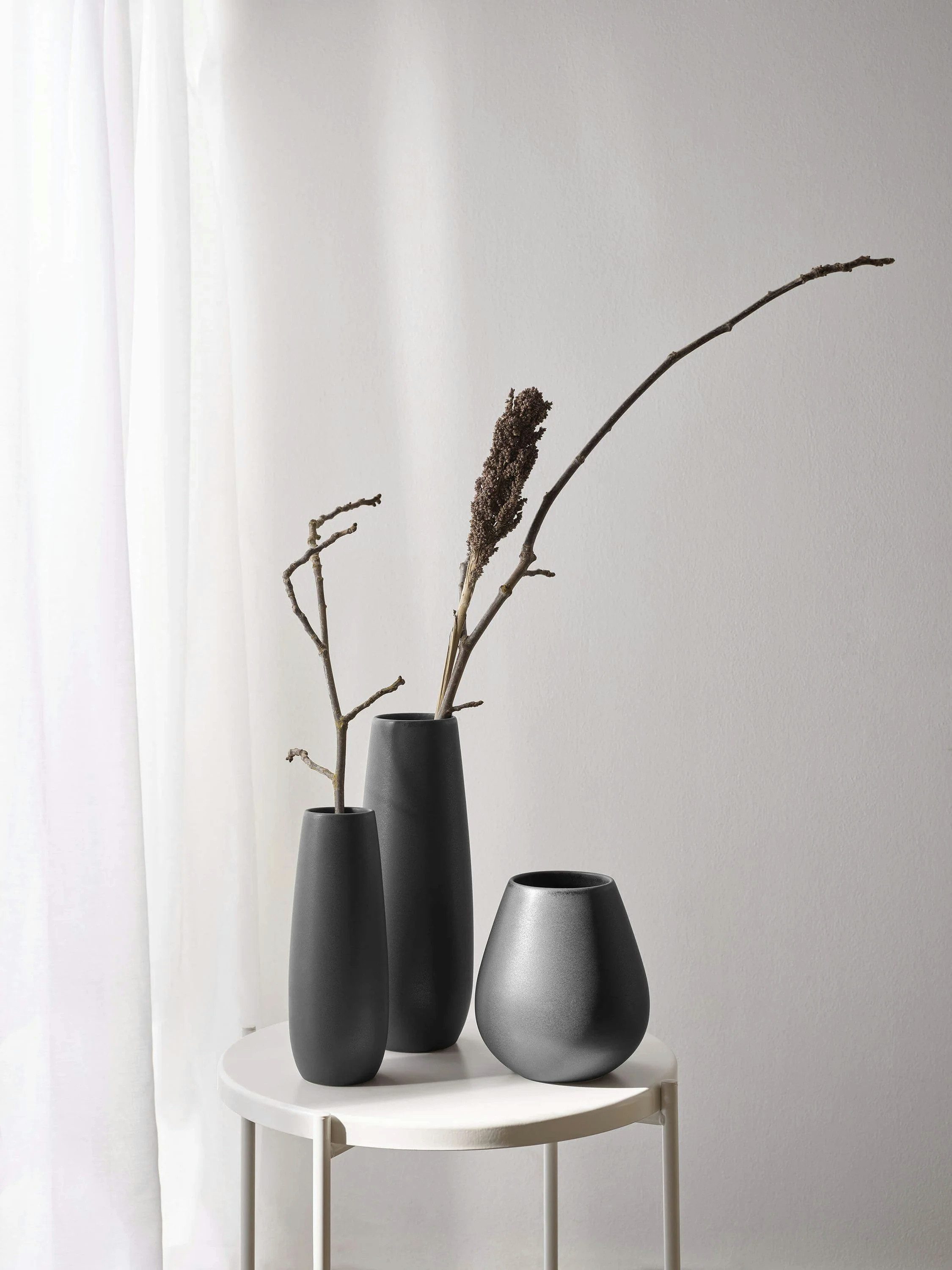 ASA SELECTION Dekovase ASA Selection ease Vase, black iron Ø6 cm günstig online kaufen