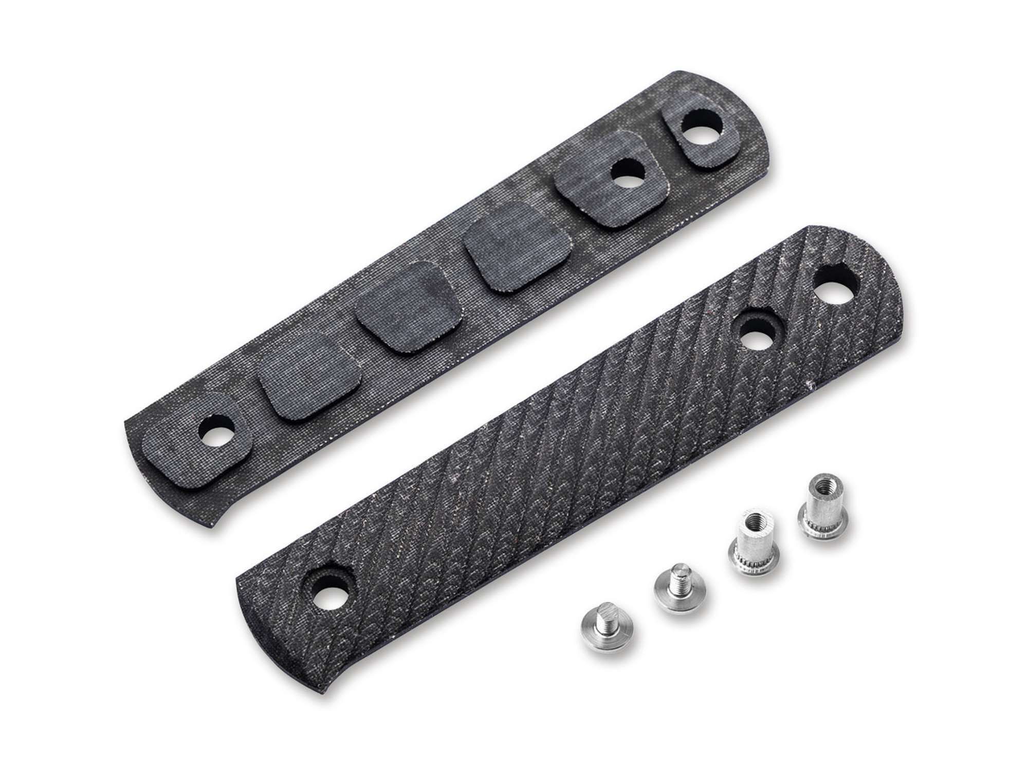 Böker Manufaktur Solingen Taschenmesser Böker BFF Packlite Griffschalen Leinen Micarta Schwarz & Weiß Rope