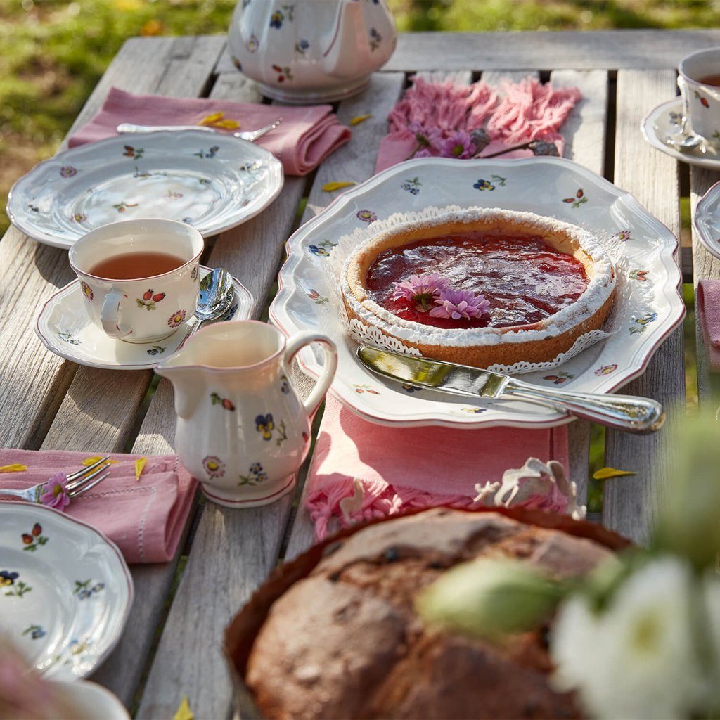 Villeroy & Boch Tasse Petite Fleur Cappuccino-Tasse, 1-tlg., Porzellan, Premium Porcelain, mikrow.- & spülm.sicher, Made in Germany