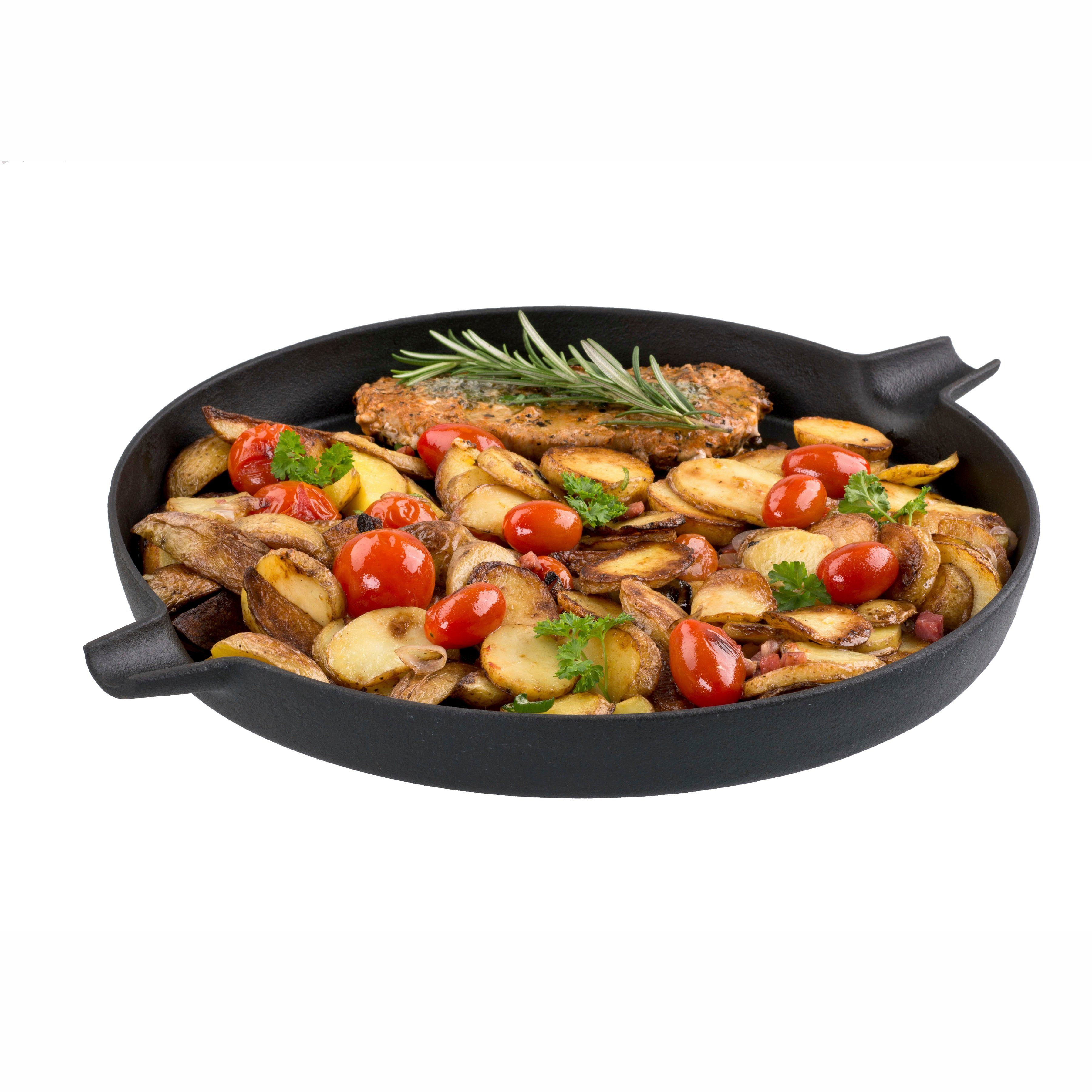 Tepro Grillpfanne, Guss-Pfanne-Einleger, ØxH: 31,7 × 3,5 cm