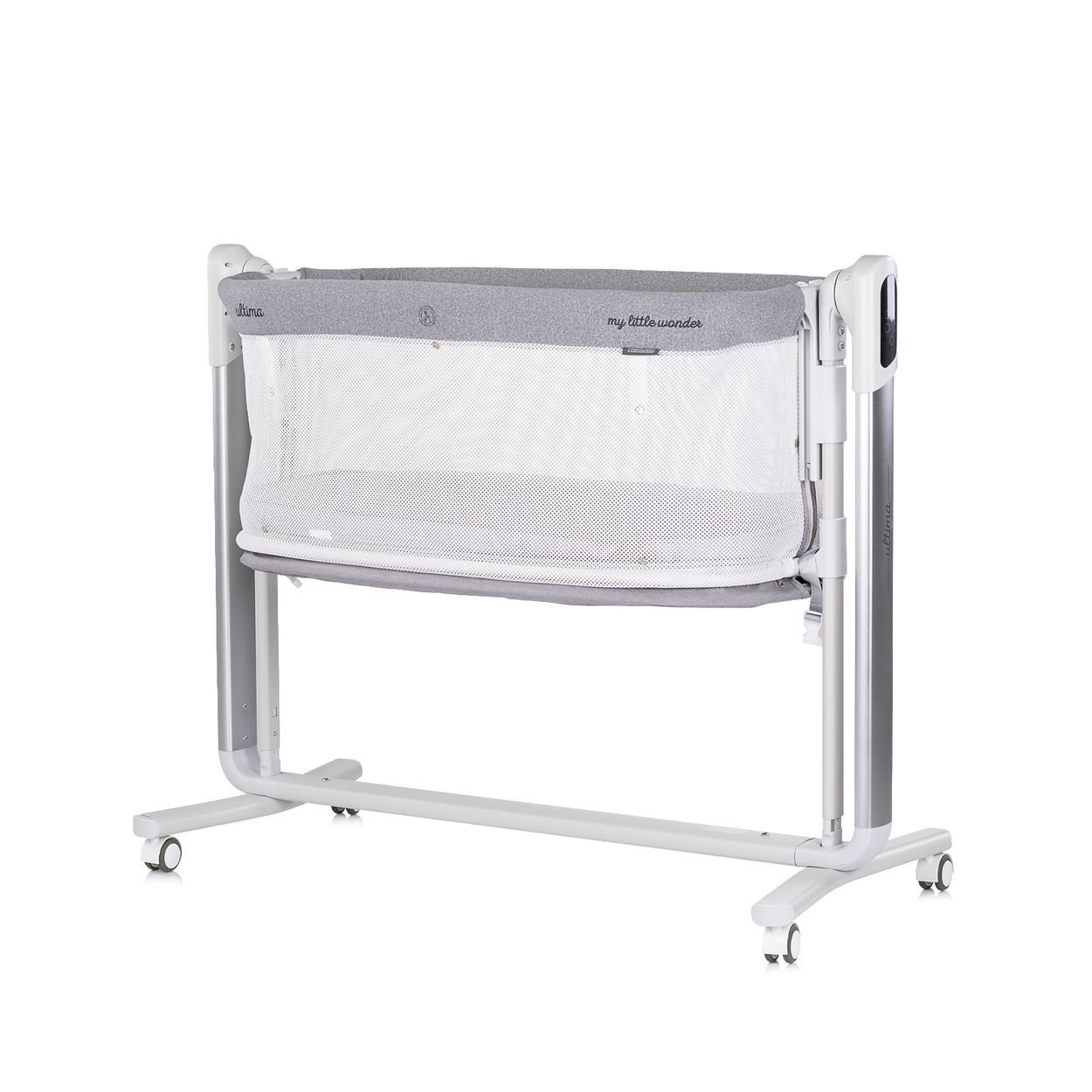 Chipolino Komplettbett Babywiege elektrisch Ultima, Beistellbett Schaukelfunktion Musik Timer