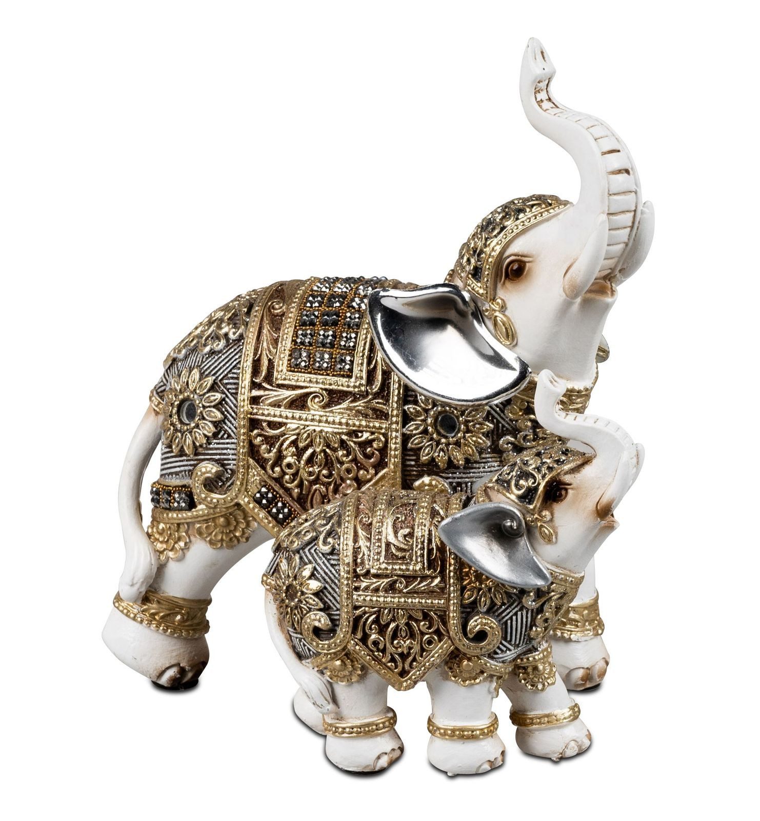 formano Sammelfigur Elefantenpaar Deko Figur Kunststein günstig online kaufen