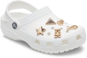 Crocs Schuhanstecker Jibbitz™ Gold Icons (Set, 5-tlg., Kein Spielzeug. Nicht für Kinder unter 3 Jahren geeignet), mit Strass-Steinchen