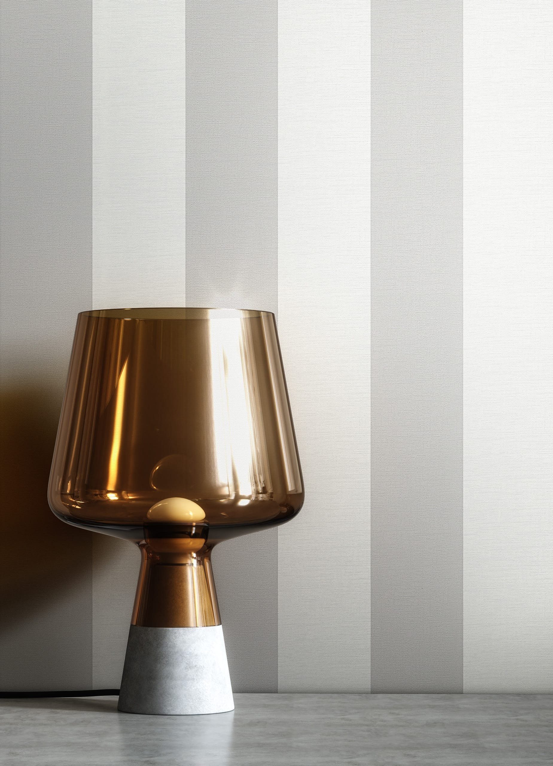 Newroom Vliestapete, Grau Tapete Landhaus Streifen - Streifentapete Weiß Modern Blockstreifen Linien für Wohnzimmer Schlafzimmer Flur, Streifentapete, modern