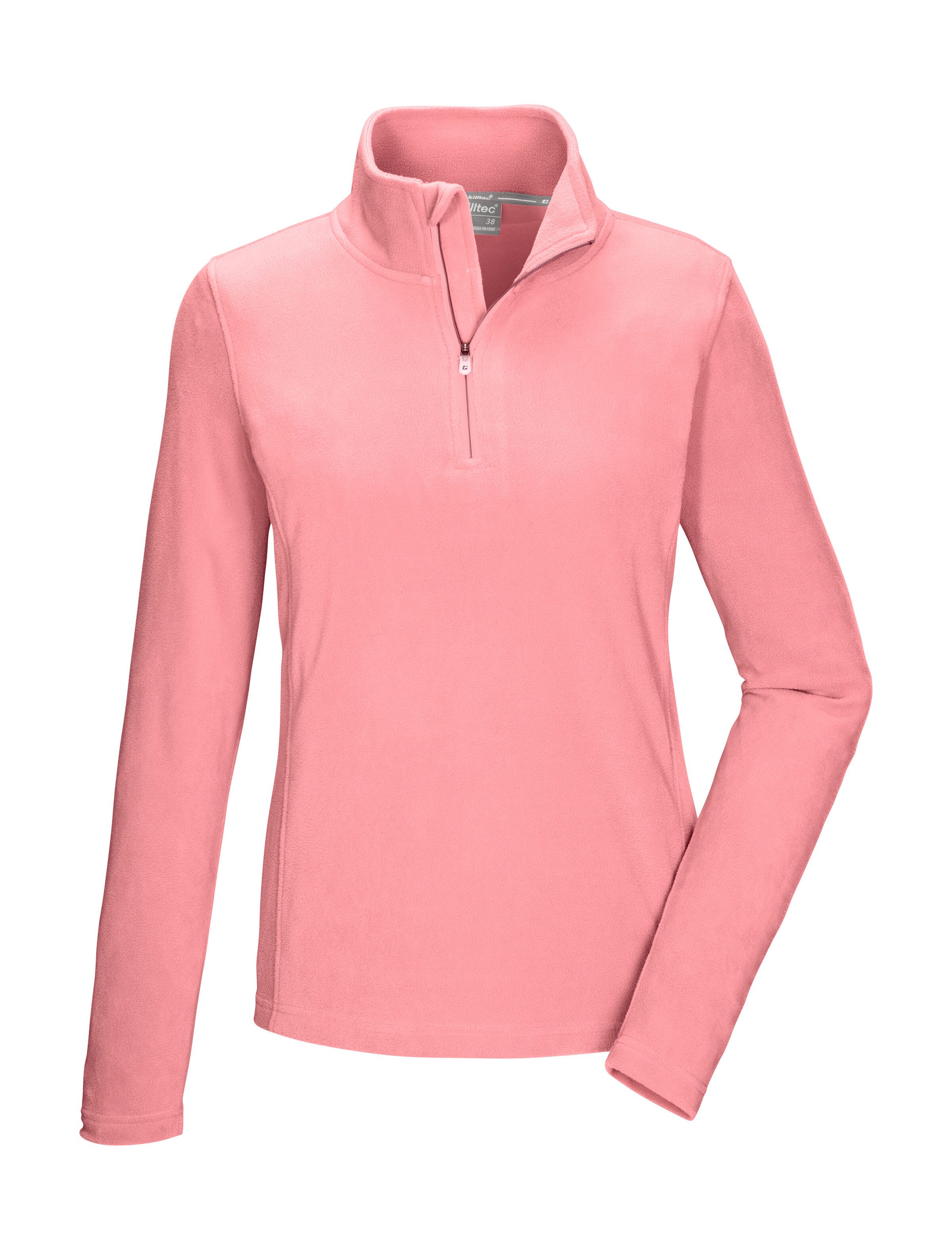 Killtec Fleeceshirt KSW 101 WMN FLC SHRT Fleeceshirt mit Stehkragen, warm, Reißverschluss mit Kinnschutz