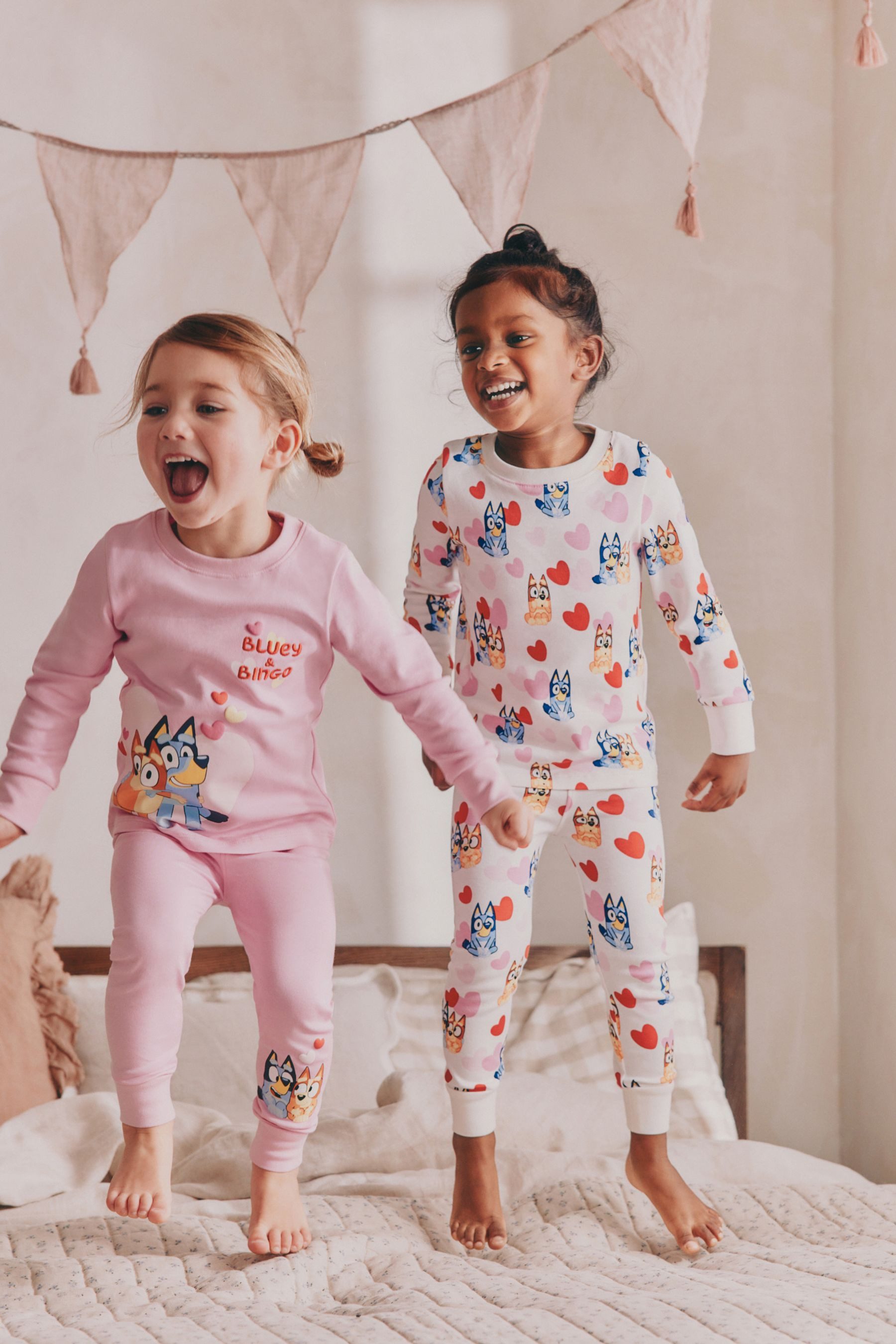 Next Pyjama Snuggle Langarm-Schlafanzug, 2er-Pack (4 günstig online kaufen