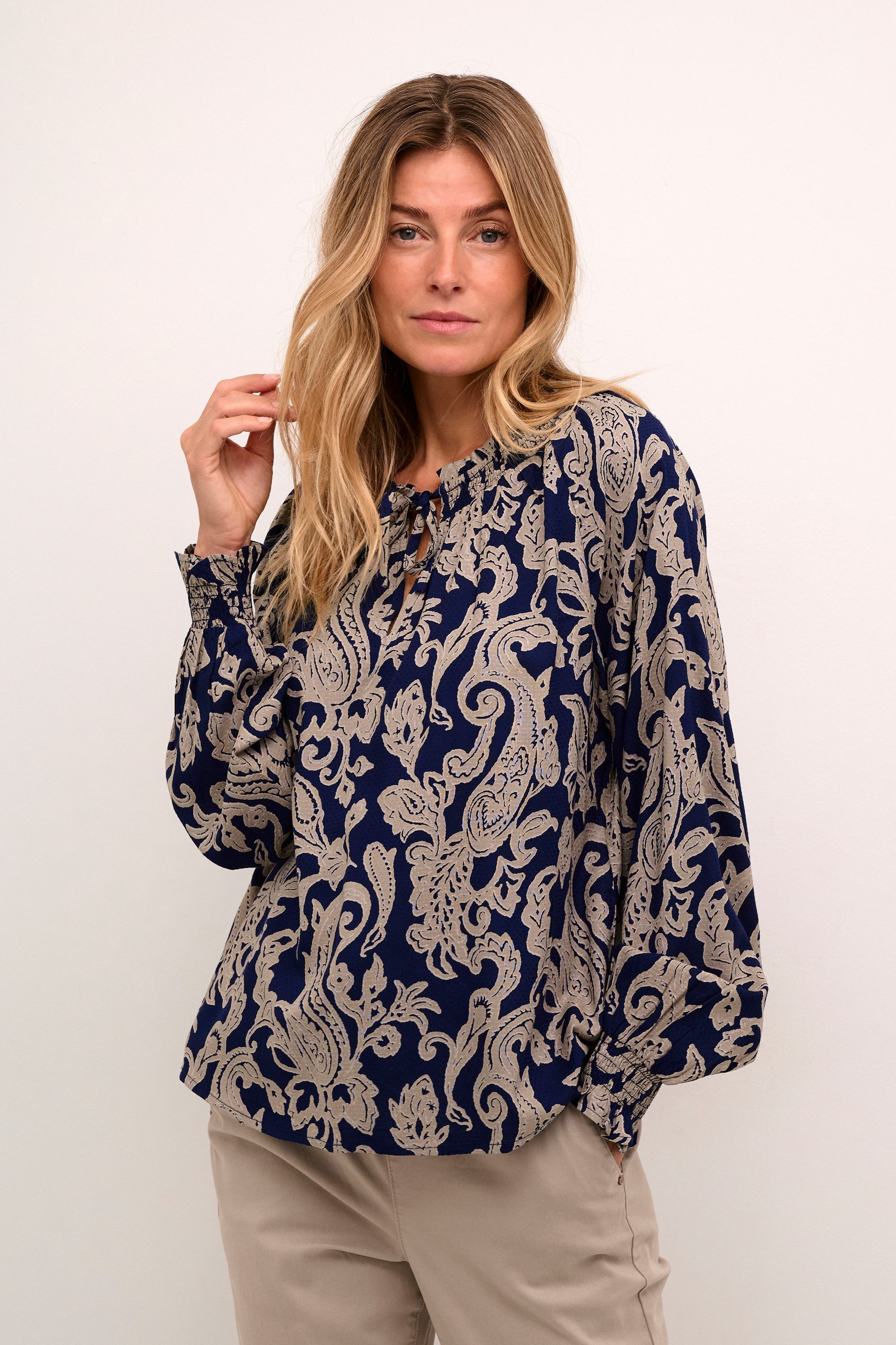 Cream Langarmbluse Langarm-Bluse CRLucy
