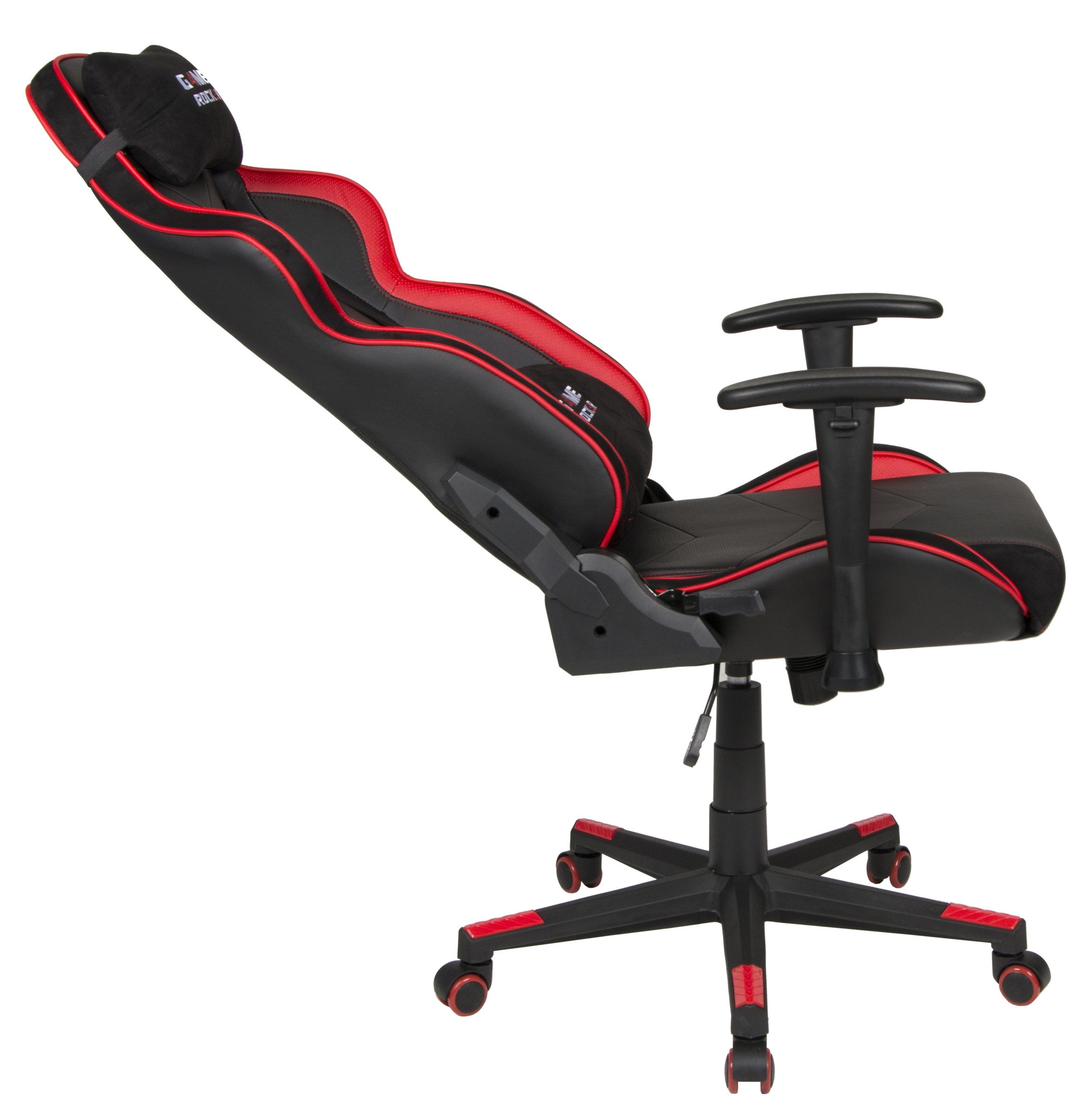 Duo Collection Gaming-Stuhl Game-Rocker, in schwarz / rot - 66x128x66cm (BxHxT)