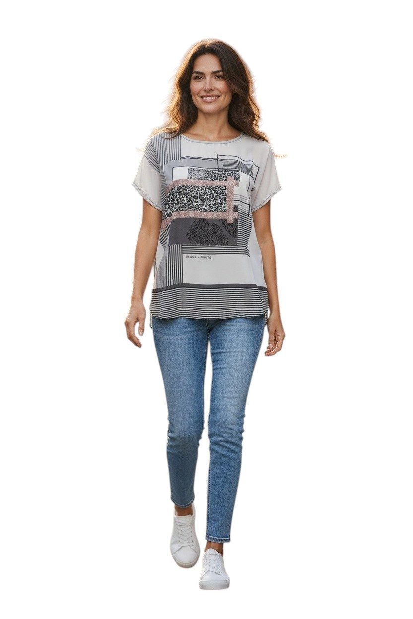 Estefania for woman Kurzarmshirt Estefania for woman, 197-1230 – Bild 3 von 5