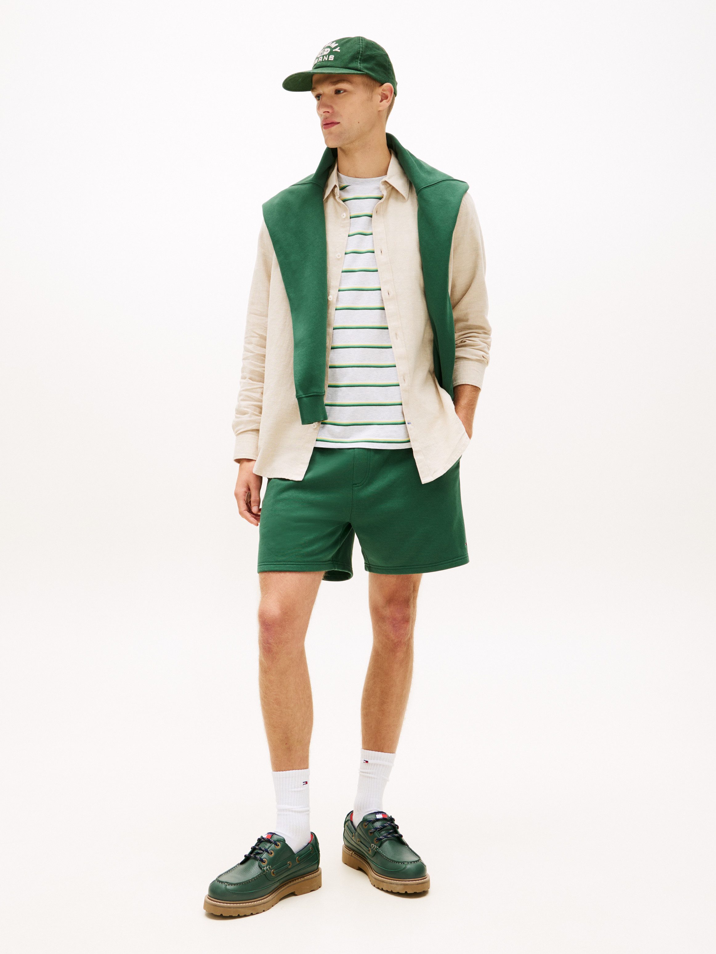 Tommy Jeans Langarmhemd TJM REGULAR FIT LINEN BLEND