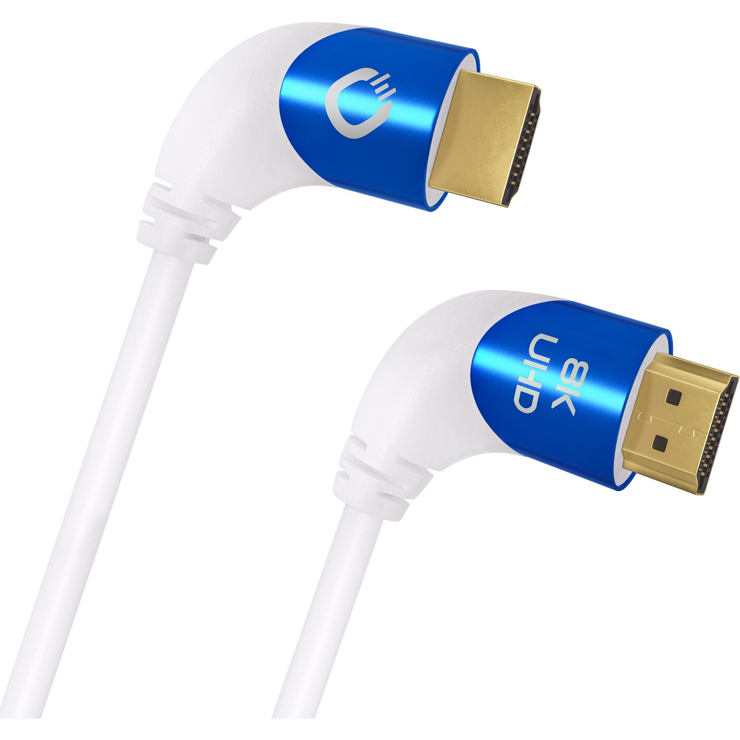 OEHLBACH Shape Magic UHD 90 Ultra-High-Speed HDMI® Kabel mit 90° Stecker HDMI-Kabel, HDMI, HDMI (300 cm), 8K/4K, Winkelstecker