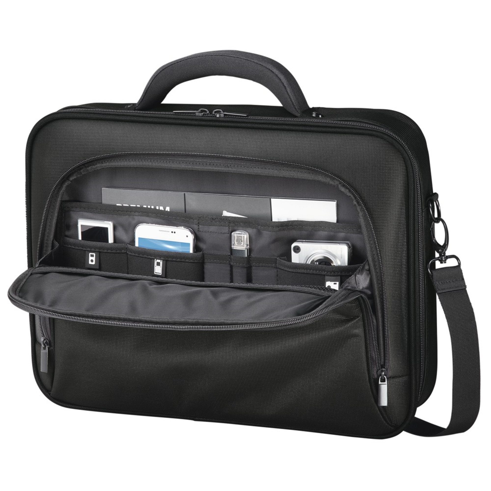 Hama Laptoptasche Miami, bis 40 cm (15,6), Schwarz (4-tlg)