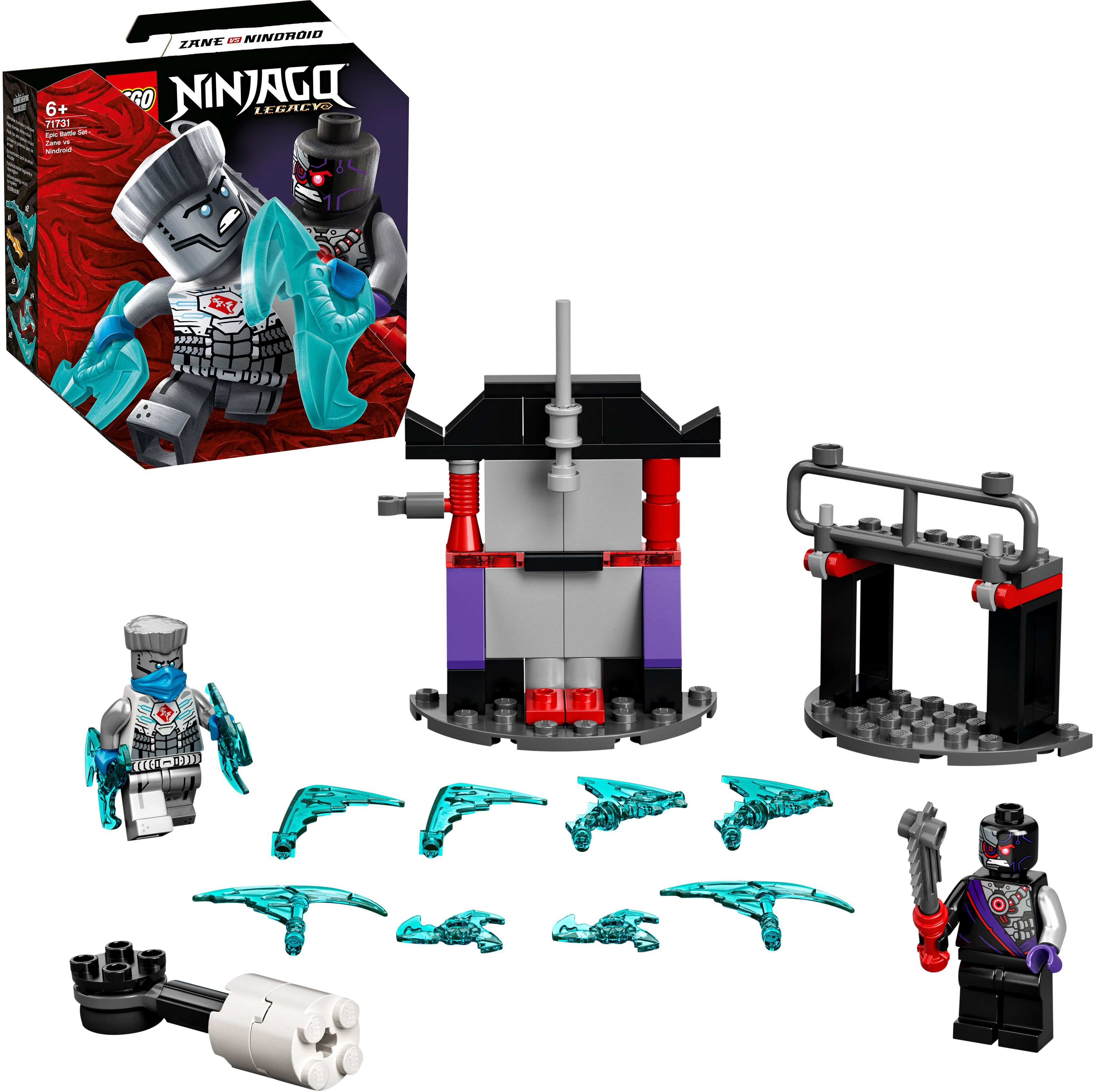 Image of LEGO 71731 Battle Set: Zane vs. Nindroid Bausatz, Mehrfarbig