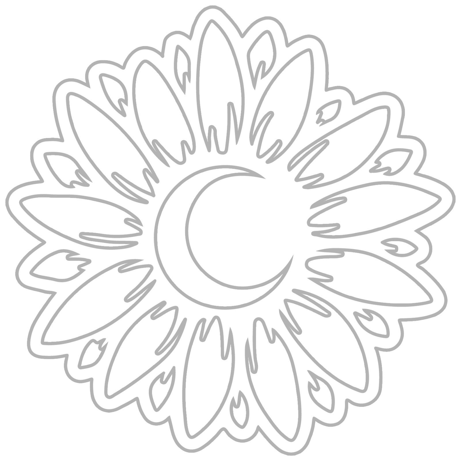Wanddekoobjekt Kreative Silhouette Wanddekoration, Blume unter dem Mond Dekoration