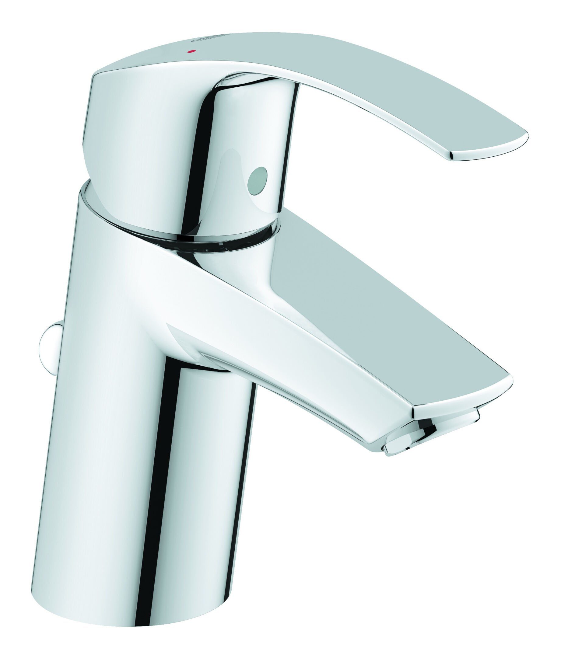 Grohe Waschtischarmatur Eurosmart Einhand mit Zugstangen-Ablaufgarnitur S-Size - Chrom