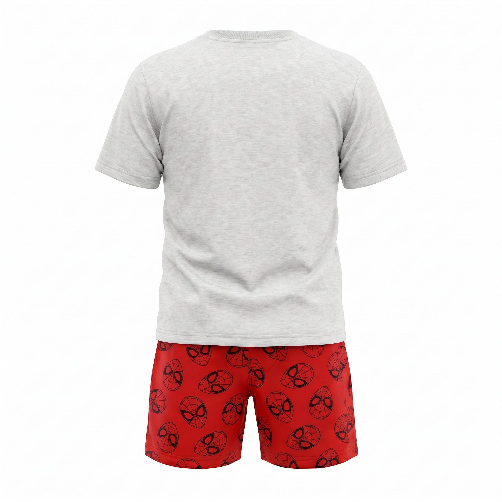 MARVEL Schlafanzug Marvel Spiderman Kinder kurz Pyjama Schlafanzug Shorts Shirt (Packung) Gr. 98 bis 128, Baumwolle – Bild 2 von 5