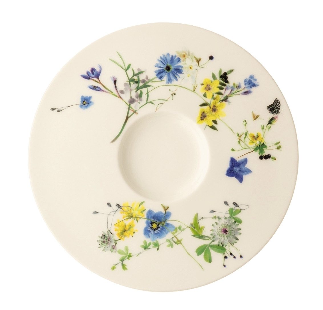 Rosenthal Untertasse Brillance Fleurs des Alpes Tee-/Cappuccino Untere, Untertasse