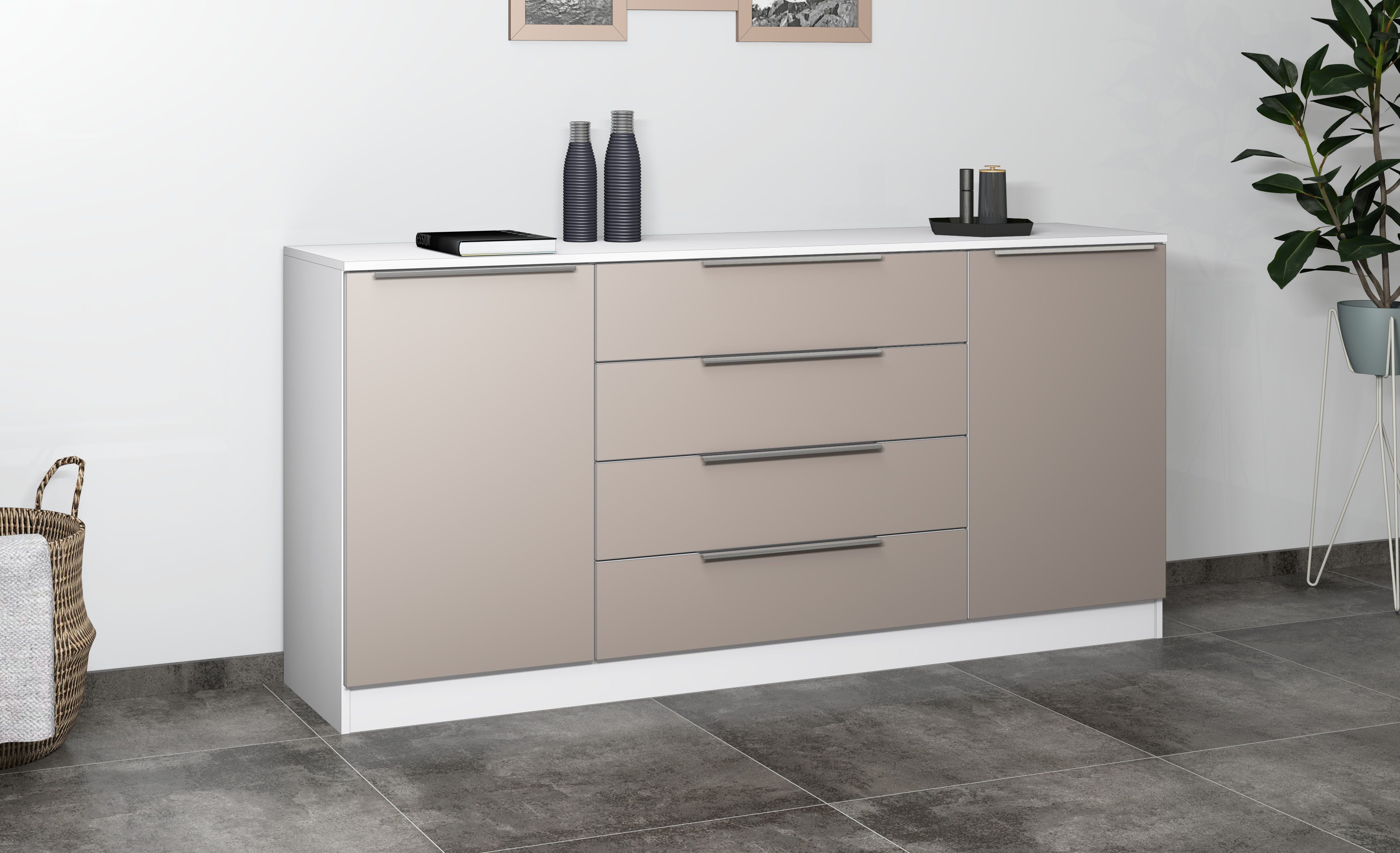 borchardt Möbel Sideboard Tom, Breite 166 günstig online kaufen