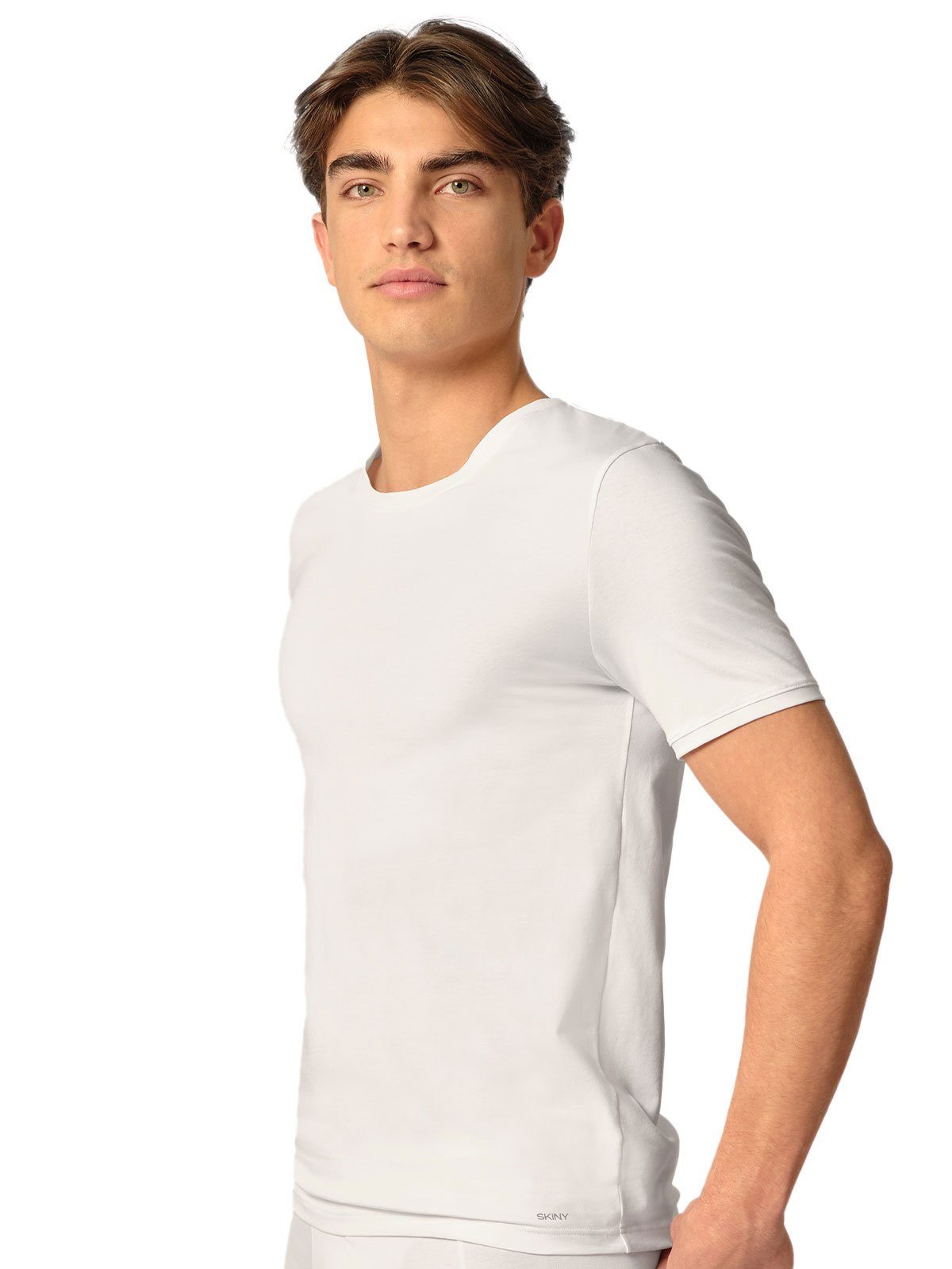 Skiny Unterziehshirt Herren Shirt kurzarm Cotton Fresh (Stück, 1-St) -